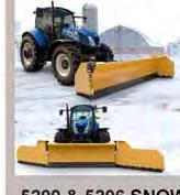 Skid Shoe Material AR400 Protection on Moldboard & Adjustable Lateral Float Wings Direct Tractor Mount Available 4200 & 4206 SNOW WING SERIES 80-150 HP or