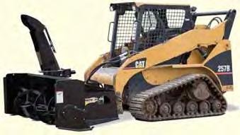 Available in 66-86 widths SKIDSTEER SNOW BLOWER Meteor hydraulically driven blowers utilize two hydraulic motors.