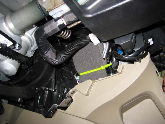 Make sure that the BLU Logic connectors are pointing toward the front of the vehicle and the air ventilation holes pointing down (Fig. 1-14).