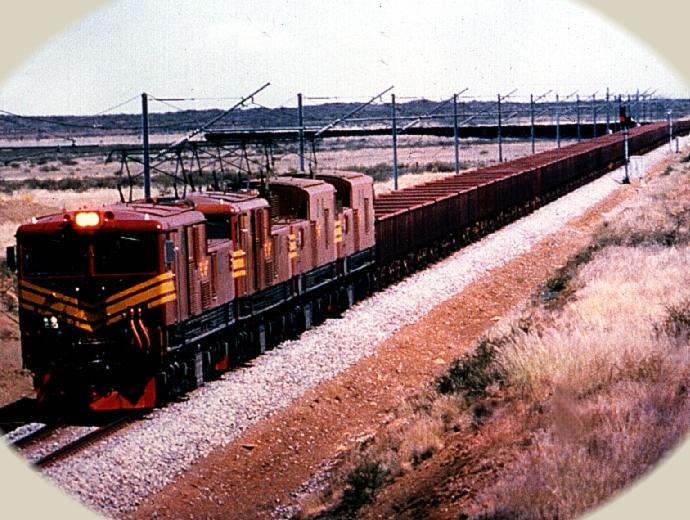 1976: Sishen-Saldanha in service Line profile: 0.