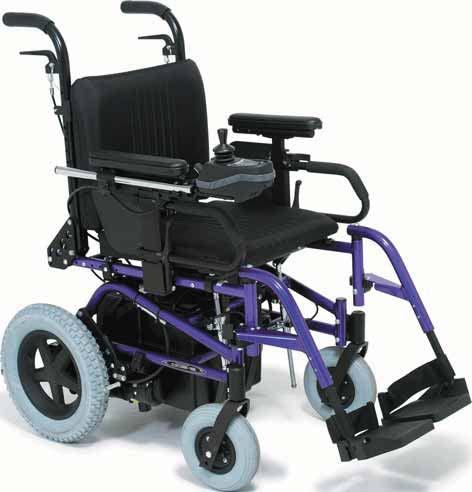 (elevating and articulating legrests or 90 hanger option) Free-wheeling push lever 12" drive wheels 30º of continuous