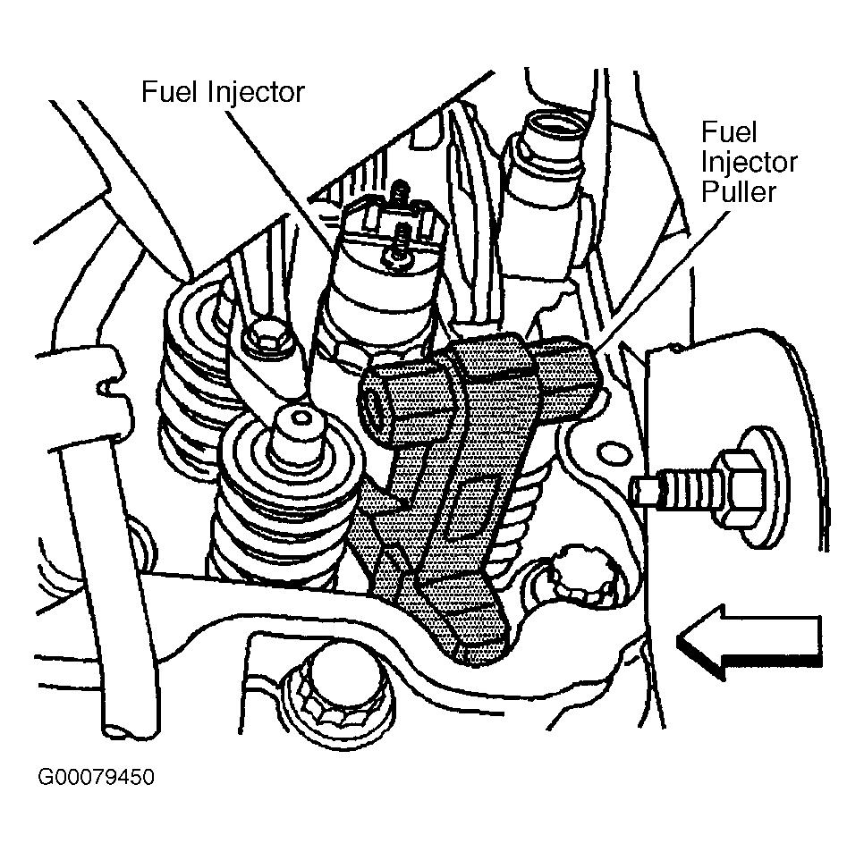 Page 22 of 41 Fig. 18: Removing Fuel Injector FUEL PRESSURE REGULATOR Removal & Installation 1. Remove the air intake pipe.