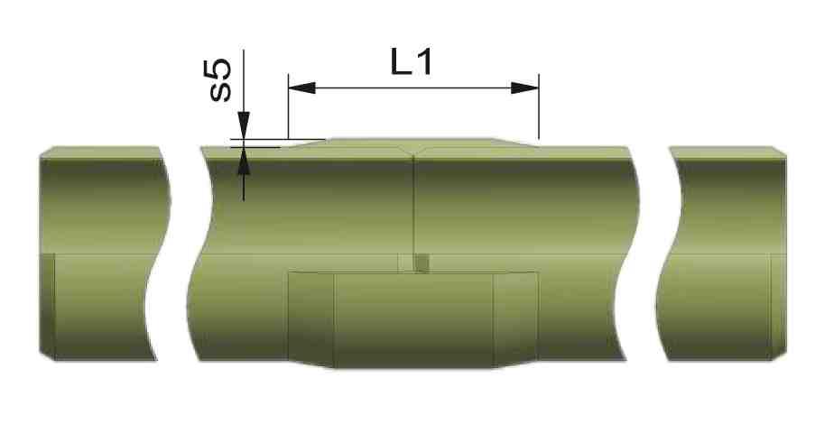 Laminated Joint Pipe Type D / E / N B41 Joints are laminated to permanently connect pipes and fittings type D, E and N to DIN 16966, part 8.
