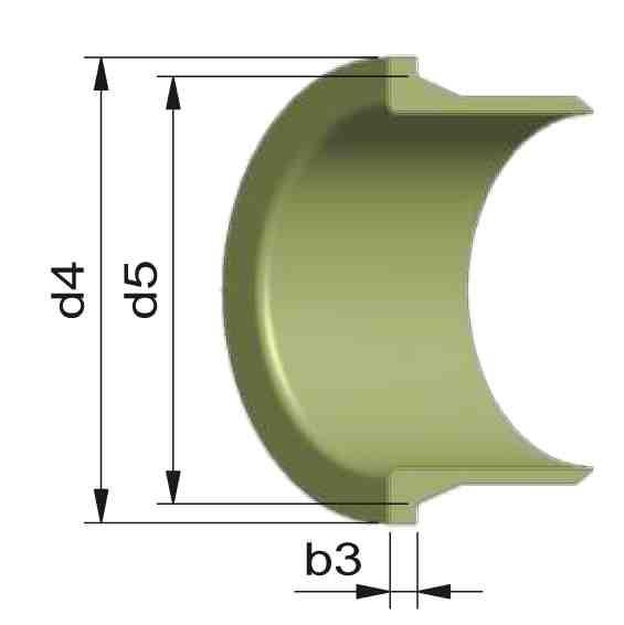 Stub Flange D / E / N / B C46 Stub Flanges are glass fiber reinforced and produced to DIN 16966, part 6, on the
