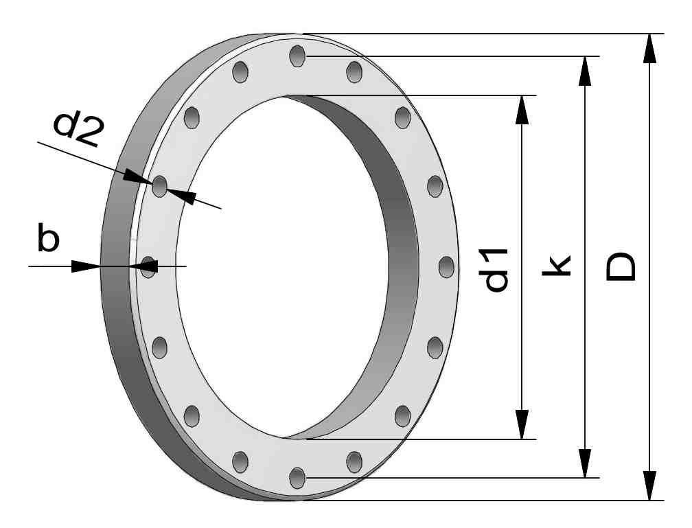 SMC Loose Backing Ring E41 Loose backing rings are produced by HOBAS as SMC (Sheet Moulding Compound) parts to DIN 16966, part 6. Fitting dimensions for PN 10 flanges to DIN 01, part 1.