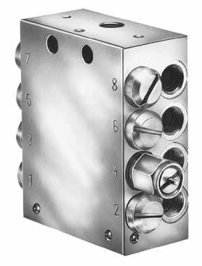 Divider Valves SSV Divider Valves The SSV Divider Valve is the heart of a manual or automated Quicklub system.