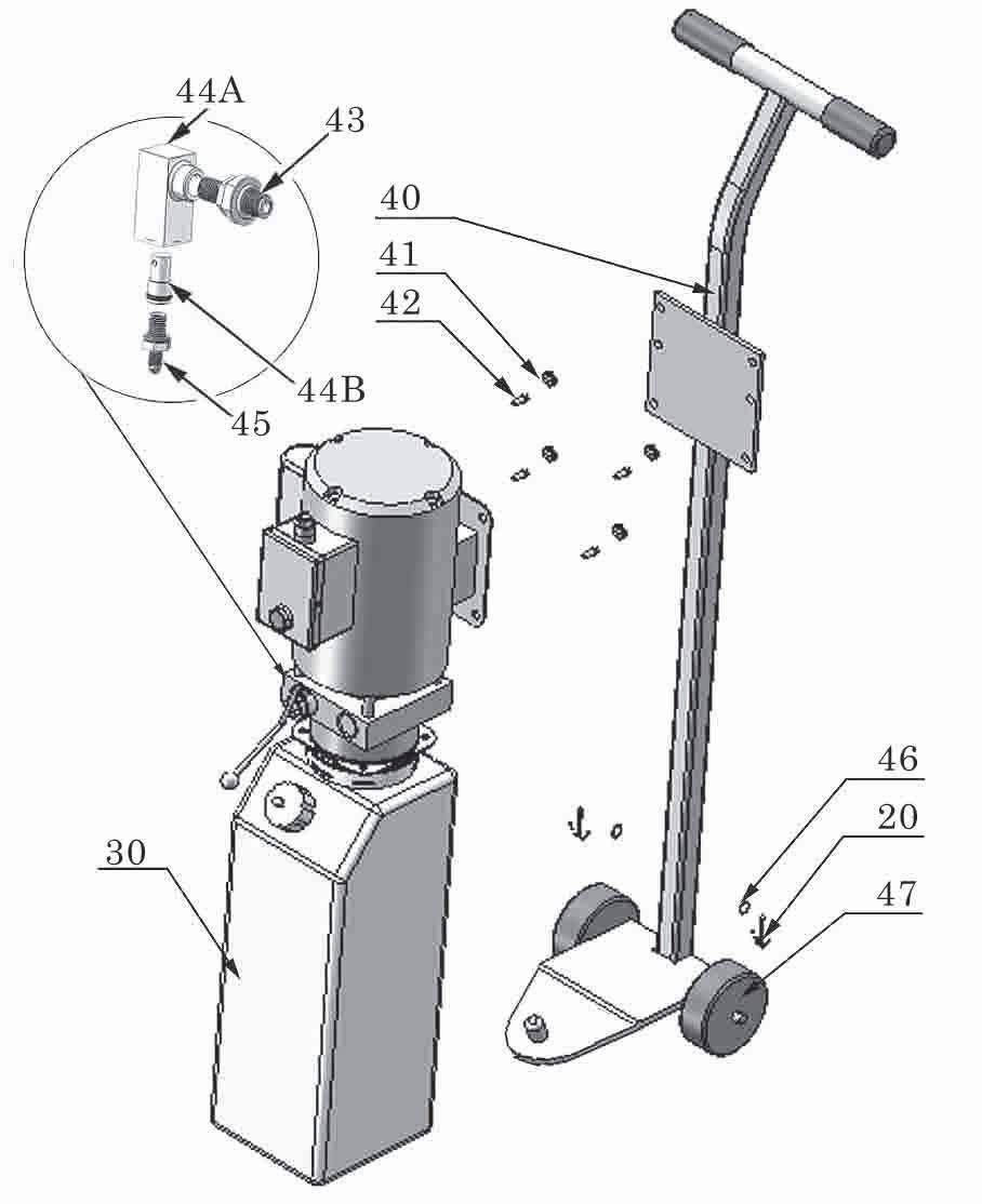 C. Install Power Unit And Pressure Compensation Valve (See Fig. 7).