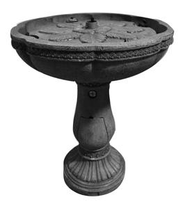 At this point, your fountain should look like the image