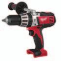 POWER S M18 Cordless 1/2 Compact Driver Drill M18 Cordless 1/2 Hammer Drill Driver 1/2 single sleeve ratcheting chuck Heavy-Duty 2-speed metal gear box; 0-350/0-1,400 RPM Milwaukee 4-Pole Frameless