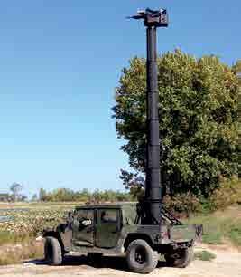 On-The-Move Surveillance and Targeting / On-The-Halt Weapon Station Will-Burt introduces groundbreaking mast technology which enables elevated surveillance and targeting on-the-move and accurate