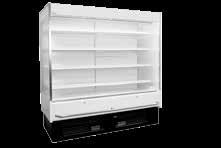 5m R 64 900 2020 x 2500 x 870 Solid patch end S/STEEL exterior with mirrors on the inside Cabinet BLACK inside S/STEEL Header canopy and load bin front Shelf fences optional extra BLACK Shelves Kick