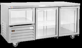 underbar fridges - plain top stainless steel door range QUB6S/C QUB4S/C QUB4S/C Self Contained Cabinet 1.