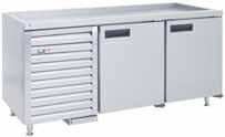4m - 3 Door R 34 293 900 x 2380 x 750 Polar tops range are fitted with 2 compressors: 1 compressor refrigerates the cabinet and 1 compressor refrigerates the polar