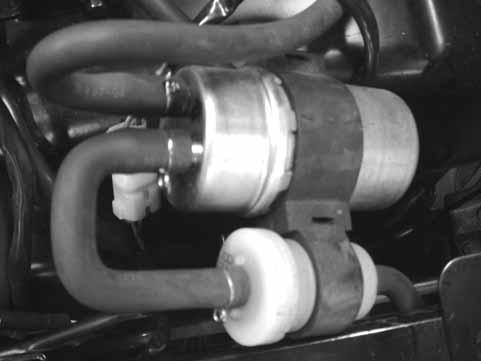 Fuel filter FUEL PUMP INSPECTION Fuel pump coupler Measure resistance between the terminals of fuel pump lead wire coupler.
