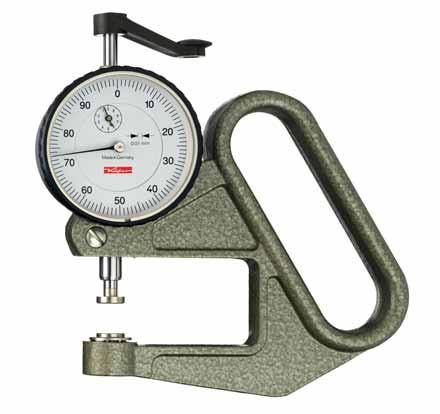 Dial Thickness Gauge J 50 Spare Dial Gauge for J 50 In standard version the Dial Thickness Gauge J 50 will be supplied with contact points form c.