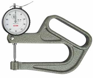 Dial Thickness Gauge J 100 Dial Thickness Gauge J 200 Dial Thickness Gauges J 100 and J 200 differ only by their jaw depth and by the kind of lifting device.