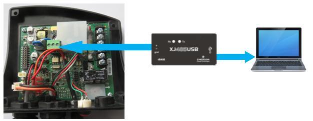 Two types of Modbus are used with Stream compressors. The only possibility to identify which one is fitted in a CoreSense module is to open the module lid, and to look at the circuit board and label.