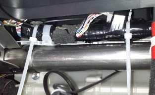 3-10 Wire tie (j) Route the GPS antenna wire along the vehicle wire harness toward the audio opening.