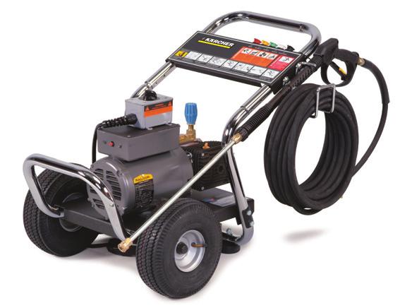 Cold Water Electric Powered Direct Drive Liberty HD Cart Our electric-powered machines are durable direct-drive units that can deliver cleaning volume of up to 3.5 GPM.