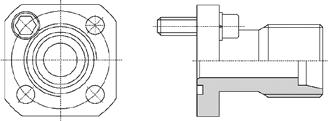 Flange connectors Material: Working temp.