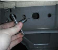 hitch) through the bracket and into the frame rail on the driver s side to hold hitch in place.