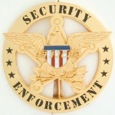 ordering a 6 pointed gold Security Officer star