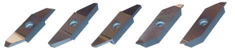 All insert styles fit a universal holder, eliminating the need for special tool holders for each turning insert style.