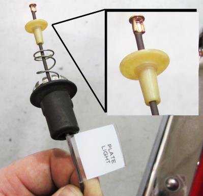 The crimpers needed for this bulb contact are the same crimpers you would use on insulated terminals or splices, like the red handled ones to shown on