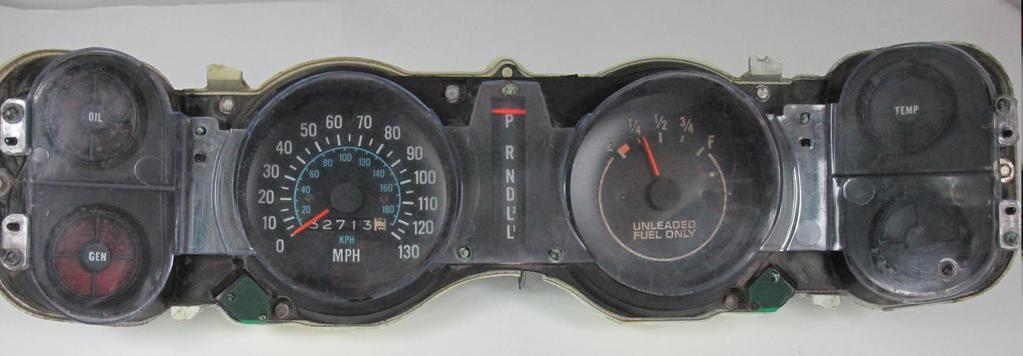Factory Instrument Cluster w/indicator lights (no gauges) With the connector properly pinned out, and double checked for accuracy,