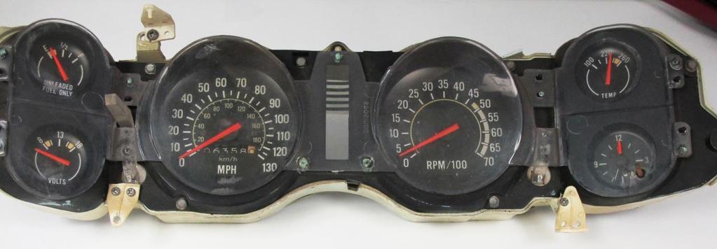 Factory Instrument Cluster w/ Gauges (U14) With the connector properly pinned out, and
