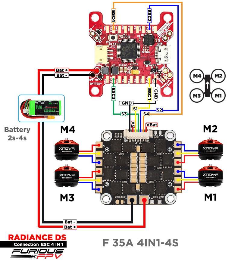 18 Using T-Motor F 35A 4IN1-4S: You can buy ESC