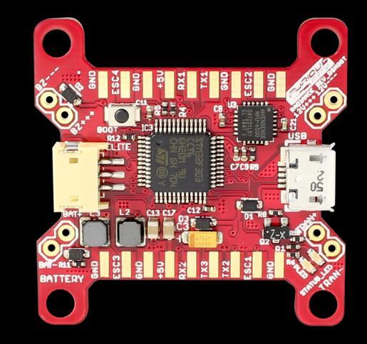 3 Introduction The Furious FPV Radiance FC (Flight Controller) provides a blaze of feature packed brilliance that equates to the perfect fit for models utilizing their own PDB (power distribution