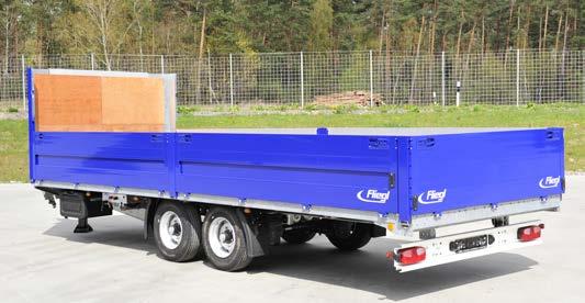 platform trailers form Fliegl can be configured according to the task