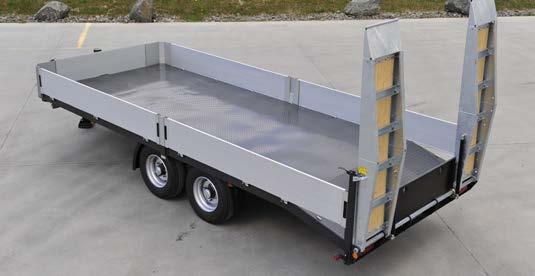 Two or three ramps, tarpaulin for valuable freight, widest variety of