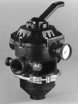 operation Heavy-duty diverter Special winterizing position The top mounted HiFlow and Multiport Valves are designed for maximum sand filter