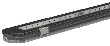These systems are limited to a maximum length of 10 straight motor modules (2.5m). 1-Trak Lite Systems 1-Trak Lite is a spacer slide version of Hepco s 1-Trak guidance system.
