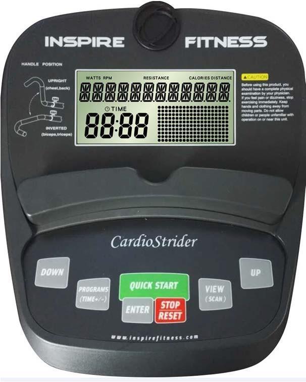 CS2 COMPUTER OPERATION AND FEATURES BASIC OPERATION Press QUICK START to immediately begin workout in Manual Mode. Press the STOP/RESET key at any time to PAUSE the workout.