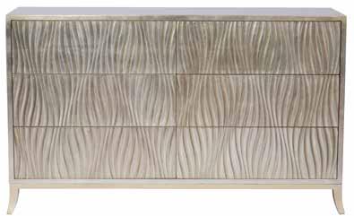 Cabinets & Chests WAVE K110D WAVE DRAWER CHEST Overall: W 63 D 20 H 38 Wood Species: Maple Solids and Veneers / Luxury Composite Standard Features: Six Touch Latch Drawers (metallic paint, MIY paint