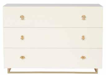 Cabinets & Chests GINGKO K130D GINGKO DRAWER CHEST HARDWARE DETAIL Overall: W 51 D 18 H 35 Materials: Luxury Composite Standard Features:
