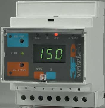 3FD Control - Single-phase mains controller with display - Three-phase mains controller with display The device developed for motor protection, checks that any drops or increases in voltage do not