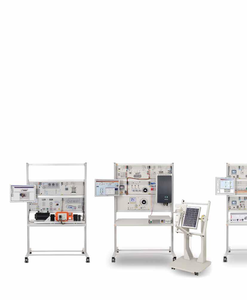 From Power Generation Through to Consumption Networked Systems in the Power Engineering Laboratory The smart lab The power engineering equipment sets from GmbH can be combined with each other as