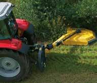 The ELHO SideChopper Pro rotor mulchers have excellent reach,they also feature a sturdy structure and a rotor equipped with