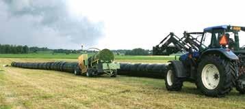 TUBE 2020 ELHO Tube 2020 ACI an automatic bale wrapper with diesel engine. The ELHO Tube 2020 ACI was designed in Finland for the quick and safe rotation of heavy silage bales.