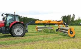 fi ELHO TWIN SWATHERS PROTECT THE FORAGE FROM IMPURITIES AND ENSURE THAT THE FORAGE STAYS CLEAN