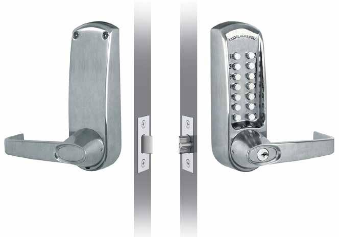 Electro-Mechanical Lock Digital Mechanical Lock - Heavy Duty Electronic digital lock for doors subject to a