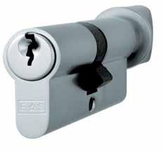 Cylinder Systems - WT10 Cylinder Systems - 5 Pin Round profile universal cylinder, comes as standard with a tail to operate a Yale type night latch.