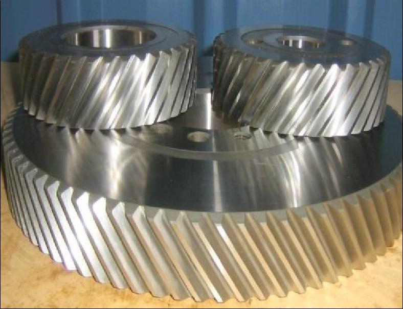 HELICAL GEARS Helical gears are used to connect shafts where the axes is