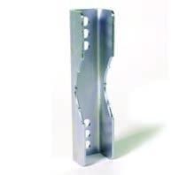 Some pieces may not be needed for your installation. The hinge post is the post your gate hinges are attached to.