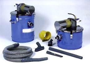 AIR POWERED VACUUMS 906004-4 gallon dry HEPA Vacuum w/10 ft x 1 1/4 inch Hose and tools 906018-8 gallon dry HEPA Vacuum w/10 ft x 1 1/4