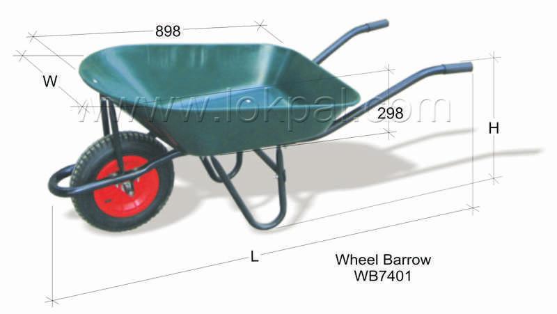 WHEEL BARROW CANVAS TROLLEY Light weight, with great strength.